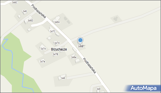 Dzianisz, Podhalańska, 34, mapa Dzianisz