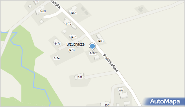 Dzianisz, Podhalańska, 67, mapa Dzianisz