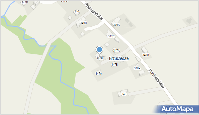 Dzianisz, Podhalańska, 83, mapa Dzianisz