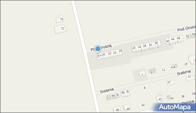 Dzierzążenko, Pod Gruszą, 2, mapa Dzierzążenko