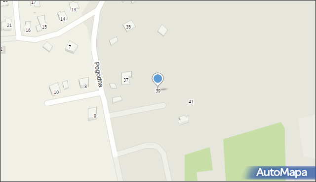 Dzierzgoń, Pogodna, 39, mapa Dzierzgoń