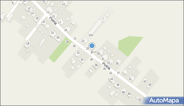 Dziewkowice, Polna, 27, mapa Dziewkowice