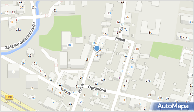 Elbląg, Polna, 6, mapa Elbląga