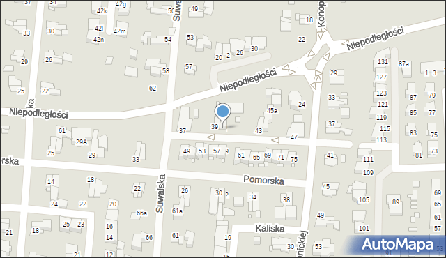 Elbląg, Pomorska, 41, mapa Elbląga