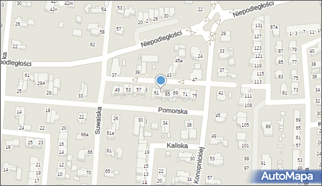 Elbląg, Pomorska, 63, mapa Elbląga