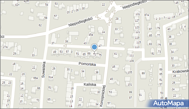 Elbląg, Pomorska, 71, mapa Elbląga