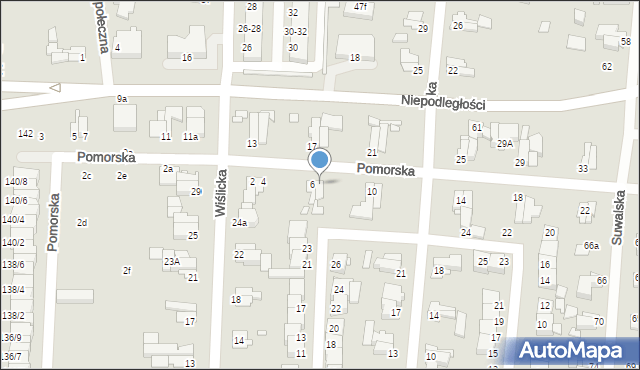 Elbląg, Pomorska, 8, mapa Elbląga