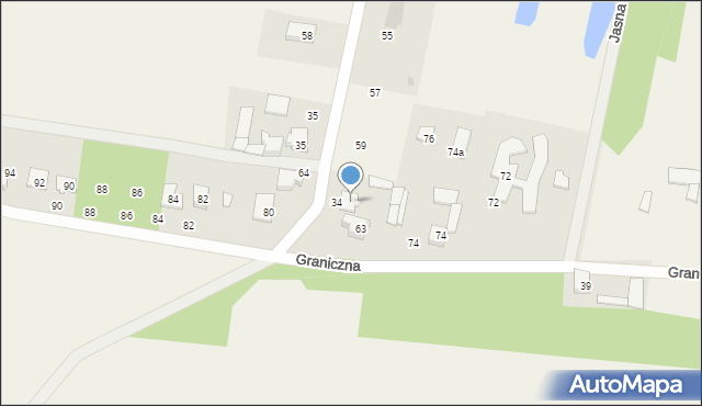 Feliksów, Południowa, 34, mapa Feliksów