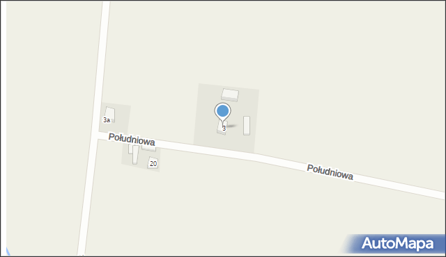 Galewice, Południowa, 3, mapa Galewice