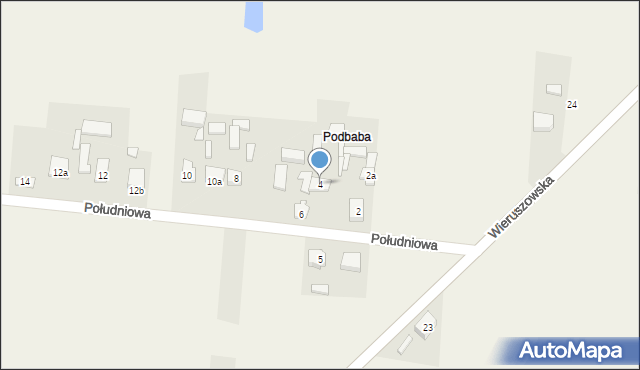 Galewice, Południowa, 4, mapa Galewice