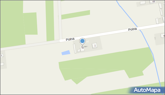 Garbatka-Letnisko, Polna, 7a, mapa Garbatka-Letnisko