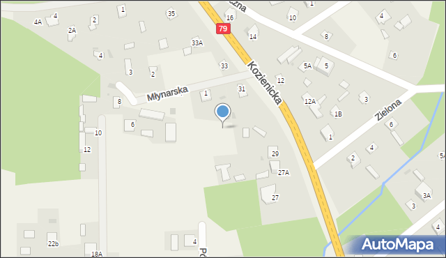 Garbatka-Letnisko, Północna, 4, mapa Garbatka-Letnisko