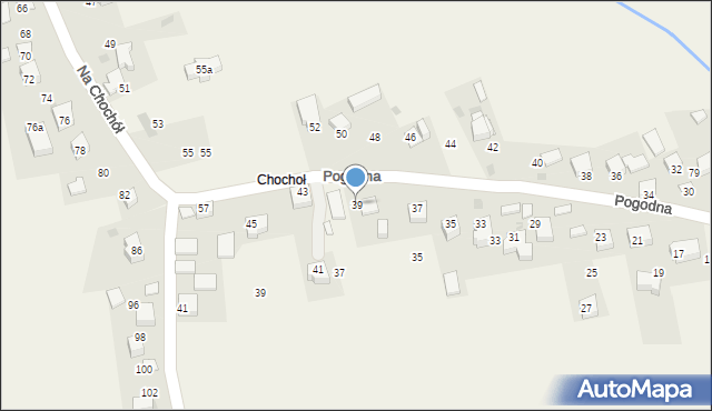 Garliczka, Pogodna, 39, mapa Garliczka