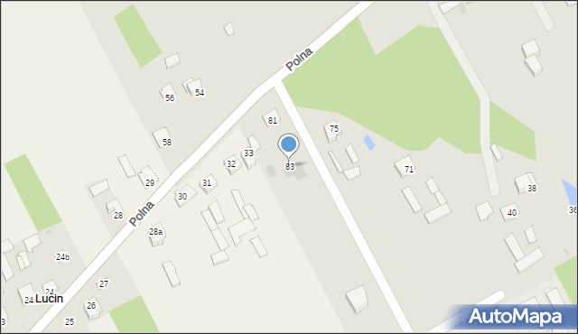 Garwolin, Polna, 83, mapa Garwolin