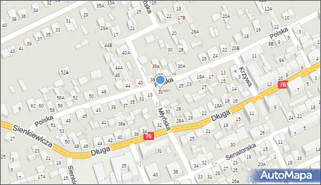 Garwolin, Polska, 31, mapa Garwolin