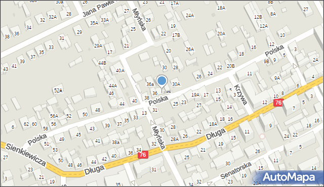 Garwolin, Polska, 34, mapa Garwolin
