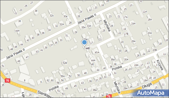 Garwolin, Polska, 46B, mapa Garwolin