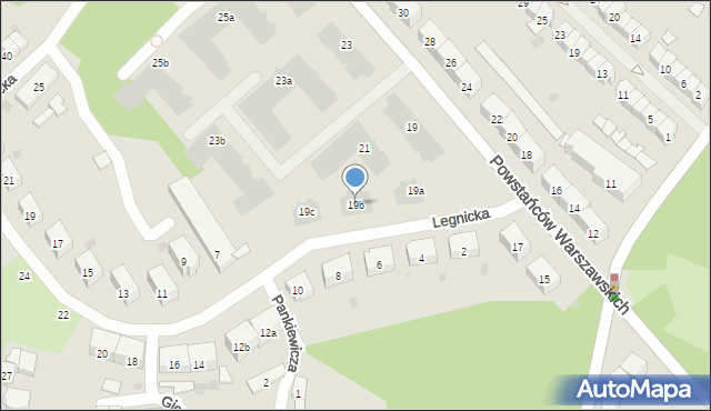 Gdańsk, Powstańców Warszawskich, 19b, mapa Gdańska