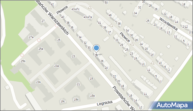 Gdańsk, Powstańców Warszawskich, 28, mapa Gdańska