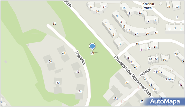 Gdańsk, Powstańców Warszawskich, 29, mapa Gdańska