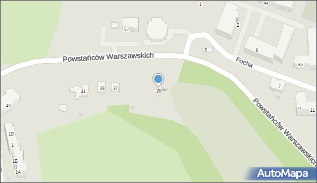 Gdańsk, Powstańców Warszawskich, 35, mapa Gdańska