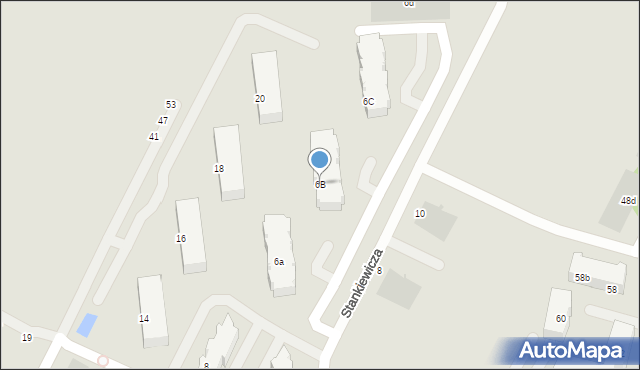 Gdańsk, Potęgowska, 6B, mapa Gdańska