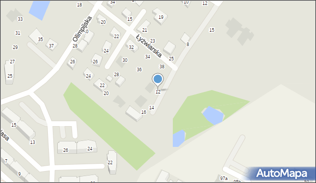 Gdańsk, Podleckiego Zbigniewa, 12, mapa Gdańska