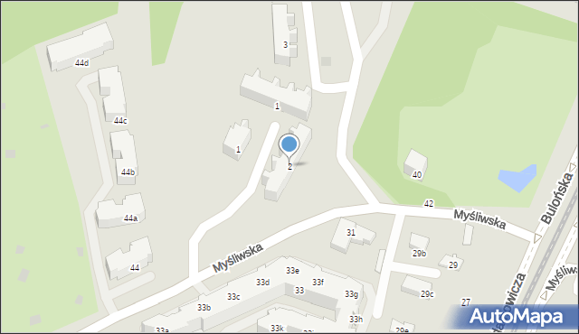 Gdańsk, Powstania Kościuszkowskiego, 2, mapa Gdańska