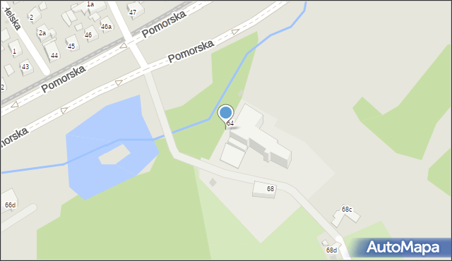 Gdańsk, Pomorska, 66, mapa Gdańska