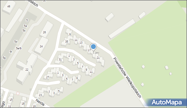 Gdańsk, Powstańców Wielkopolskich, 19, mapa Gdańska