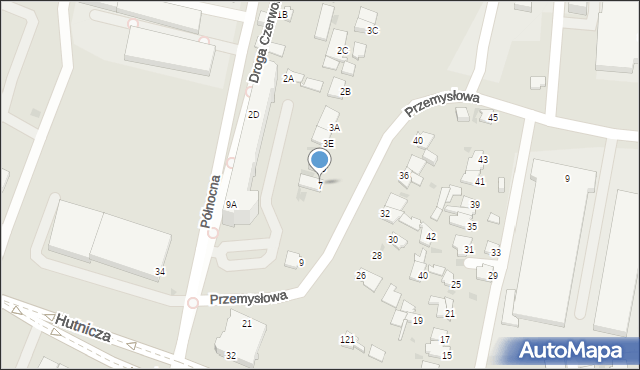 Gdynia, Północna, 7, mapa Gdyni