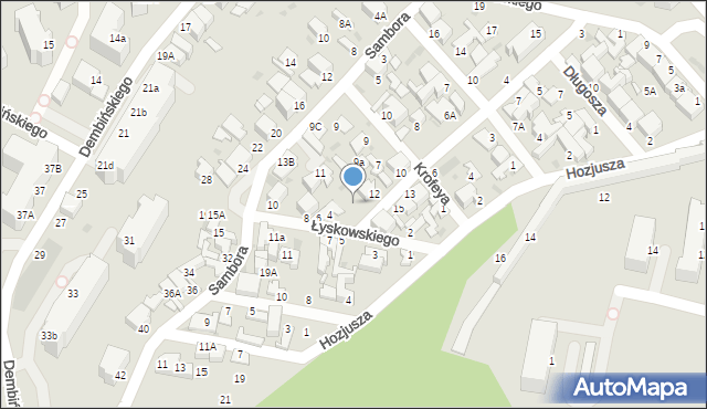 Gdynia, Podgórna, 14, mapa Gdyni