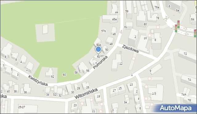 Gdynia, Pomorska, 52, mapa Gdyni