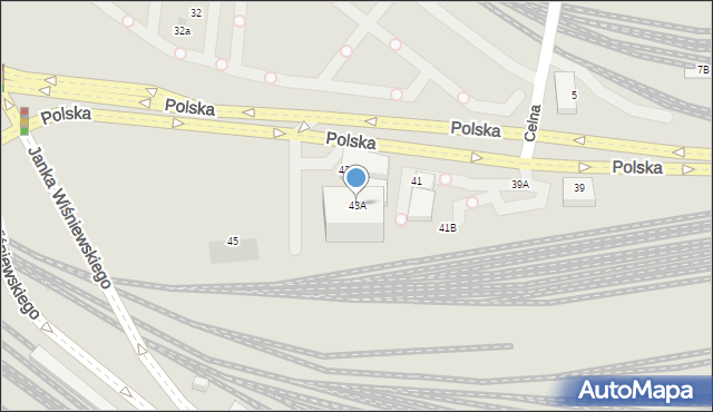 Gdynia, Polska, 43A, mapa Gdyni