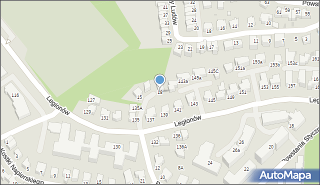 Gdynia, Powstań Chłopskich, 18, mapa Gdyni