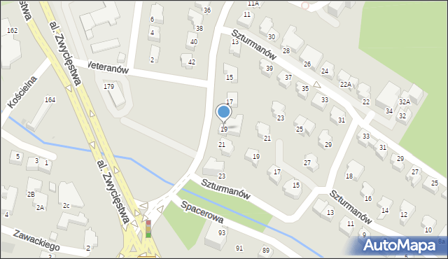 Gdynia, Powstania Styczniowego, 19, mapa Gdyni