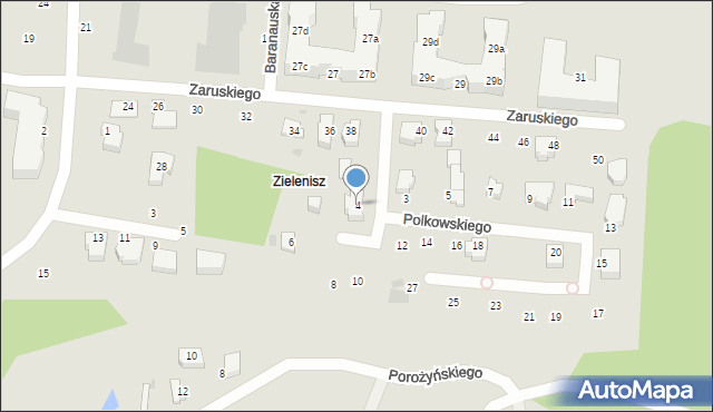 Gdynia, Polkowskiego Bolesława, 4, mapa Gdyni