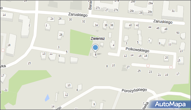 Gdynia, Polkowskiego Bolesława, 6, mapa Gdyni