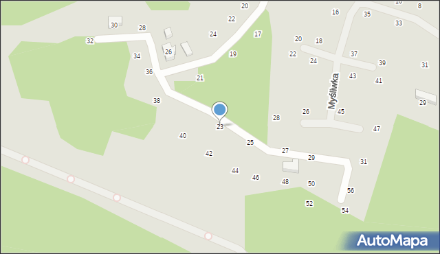 Gdynia, Porożyńskiego Benedykta, 23, mapa Gdyni