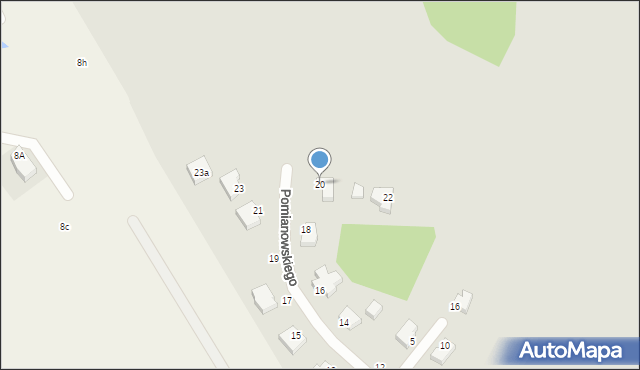 Gdynia, Pomianowskiego Karola, 20, mapa Gdyni