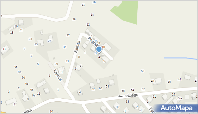 Giebułtów, Pogodna, 4, mapa Giebułtów