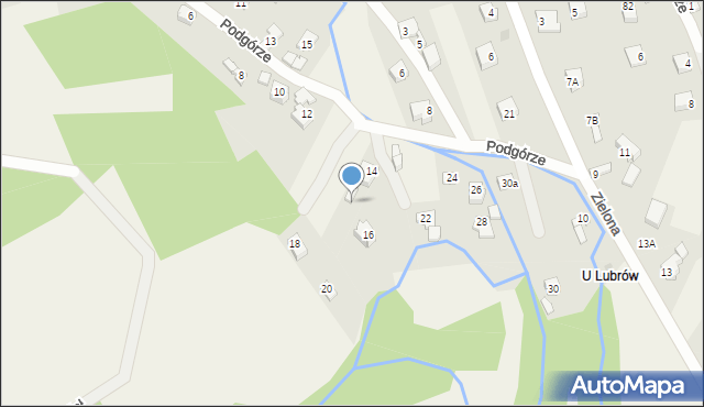 Gilowice, Podgórze, 14a, mapa Gilowice