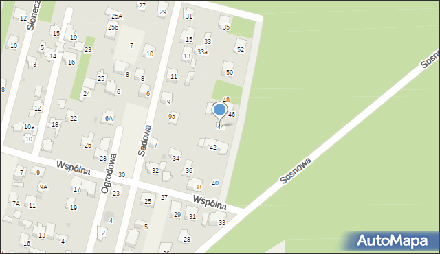 Glina, Polna, 44, mapa Glina