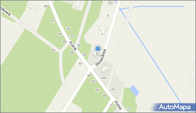 Glinianka, Polna, 26, mapa Glinianka