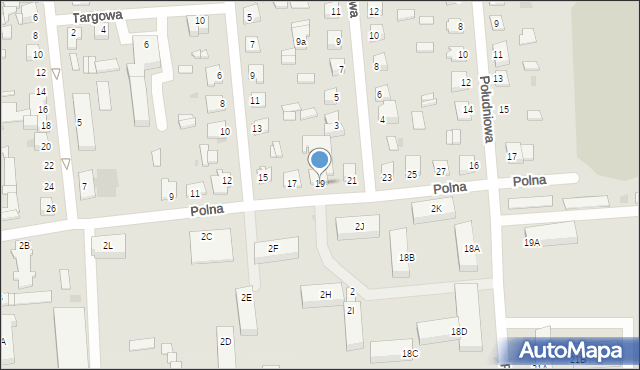 Glinojeck, Polna, 19, mapa Glinojeck