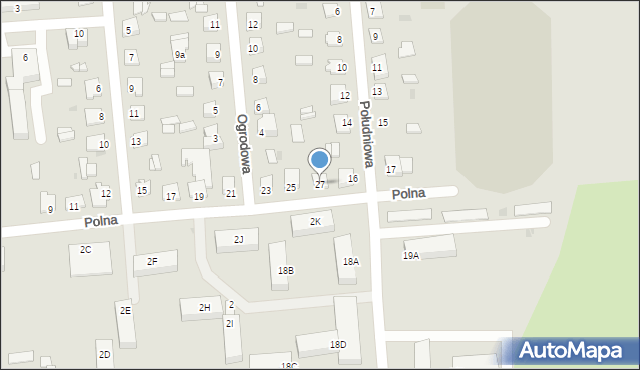 Glinojeck, Polna, 27, mapa Glinojeck