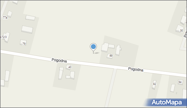 Głobino, Pogodna, 87, mapa Głobino