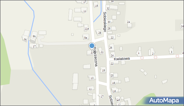 Głuchołazy, Poprzeczna, 15, mapa Głuchołazy