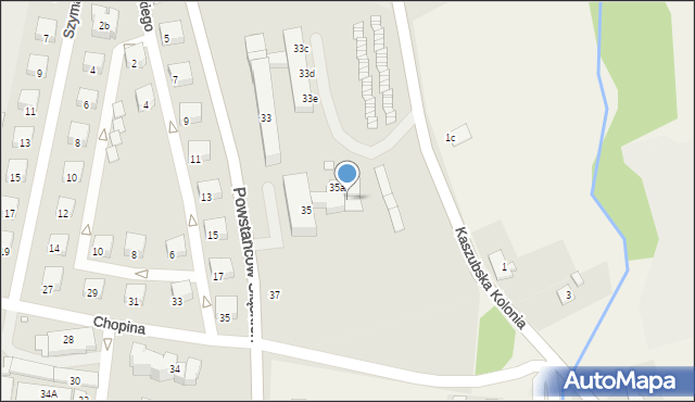 Głuchołazy, Powstańców Śląskich, 35b, mapa Głuchołazy