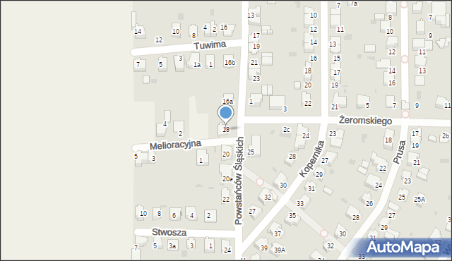 Goczałkowice-Zdrój, Powstańców Śląskich, 18, mapa Goczałkowice-Zdrój